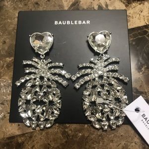 BAUBLEBAR PINEAPPLE CRYSTAL DROP ERRINGS